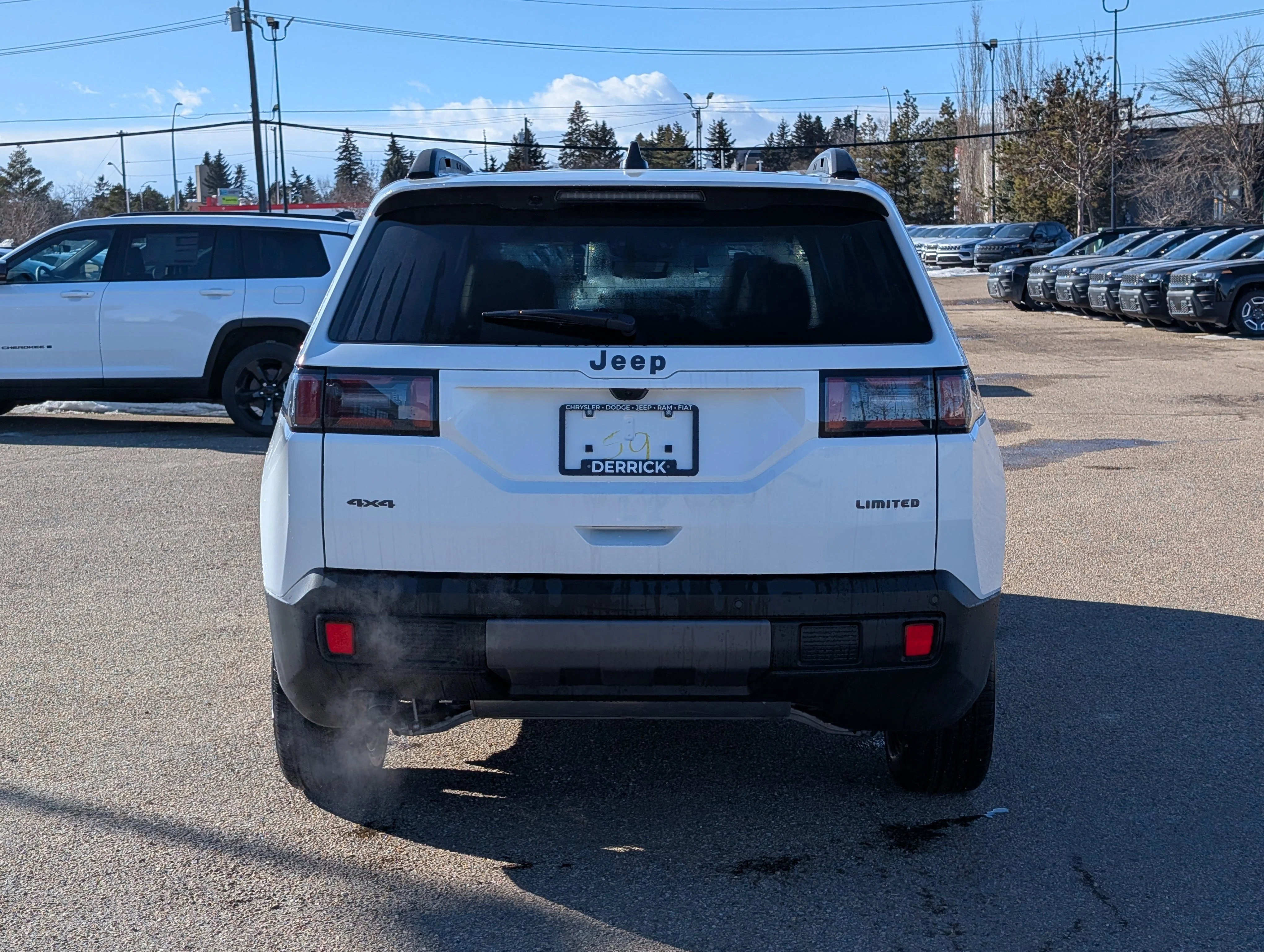 New 2026 Bright White Jeep Limited image 5