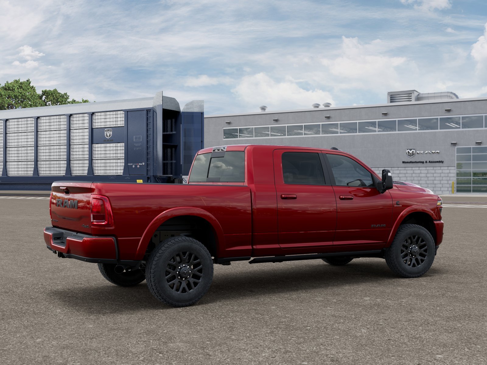New 2026 Molten Red Pearl-Coat Exterior Paint RAM Limited image 2