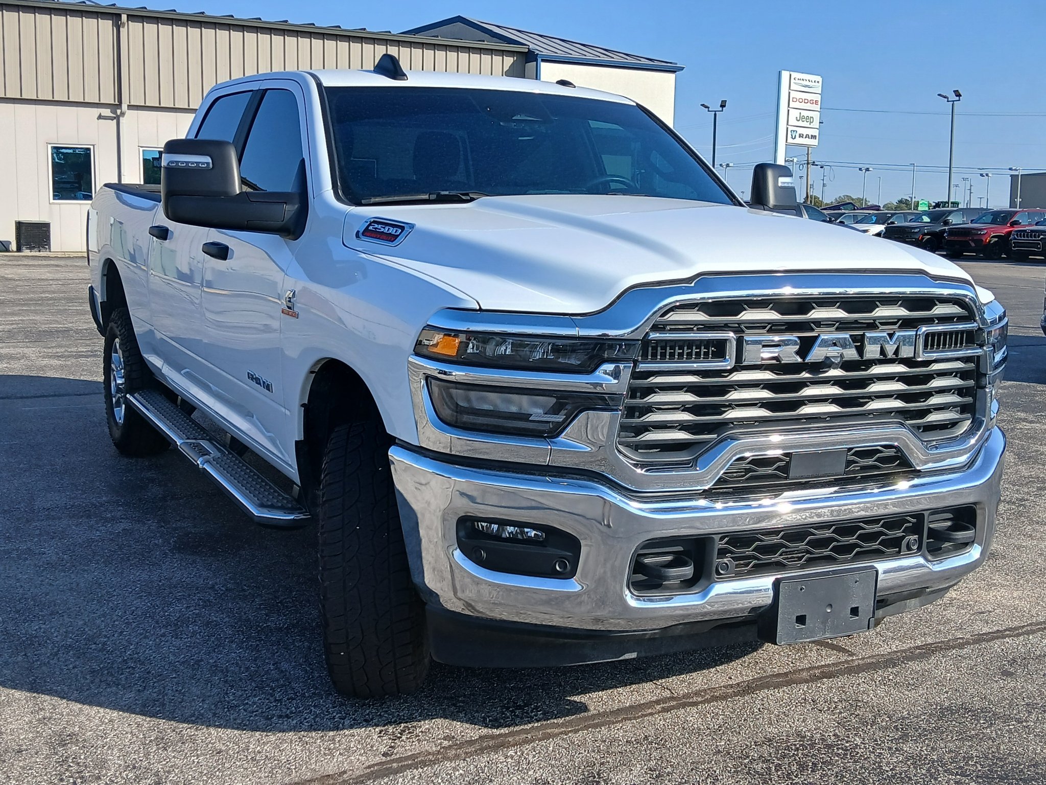 Used 2025 Bright White Clearcoat Ram Big Horn image 4