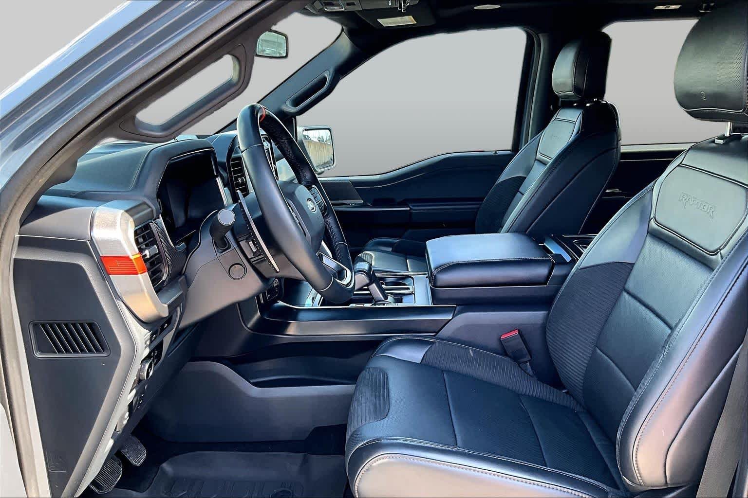 Used 2023 Azure Gray Metallic Tri-Coat Ford Raptor image 10