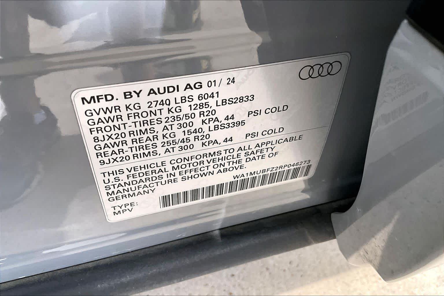 Used 2024 Pebble Gray Audi Prestige image 34