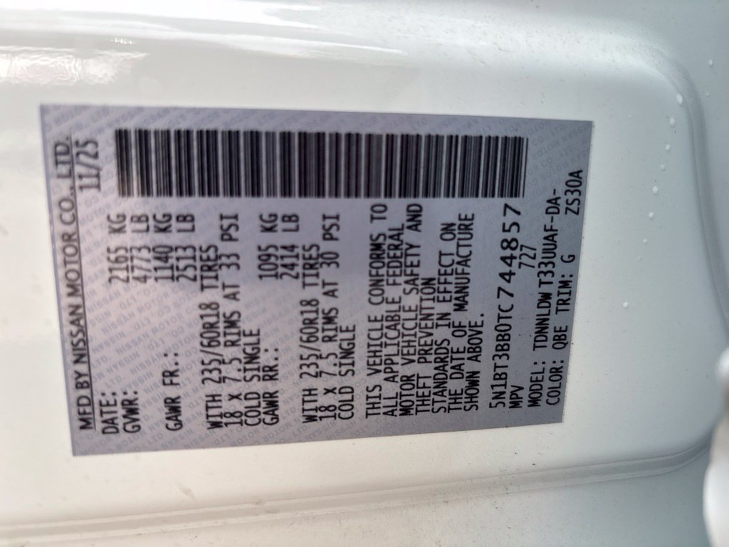 Used 2026 White Nissan SV image 11