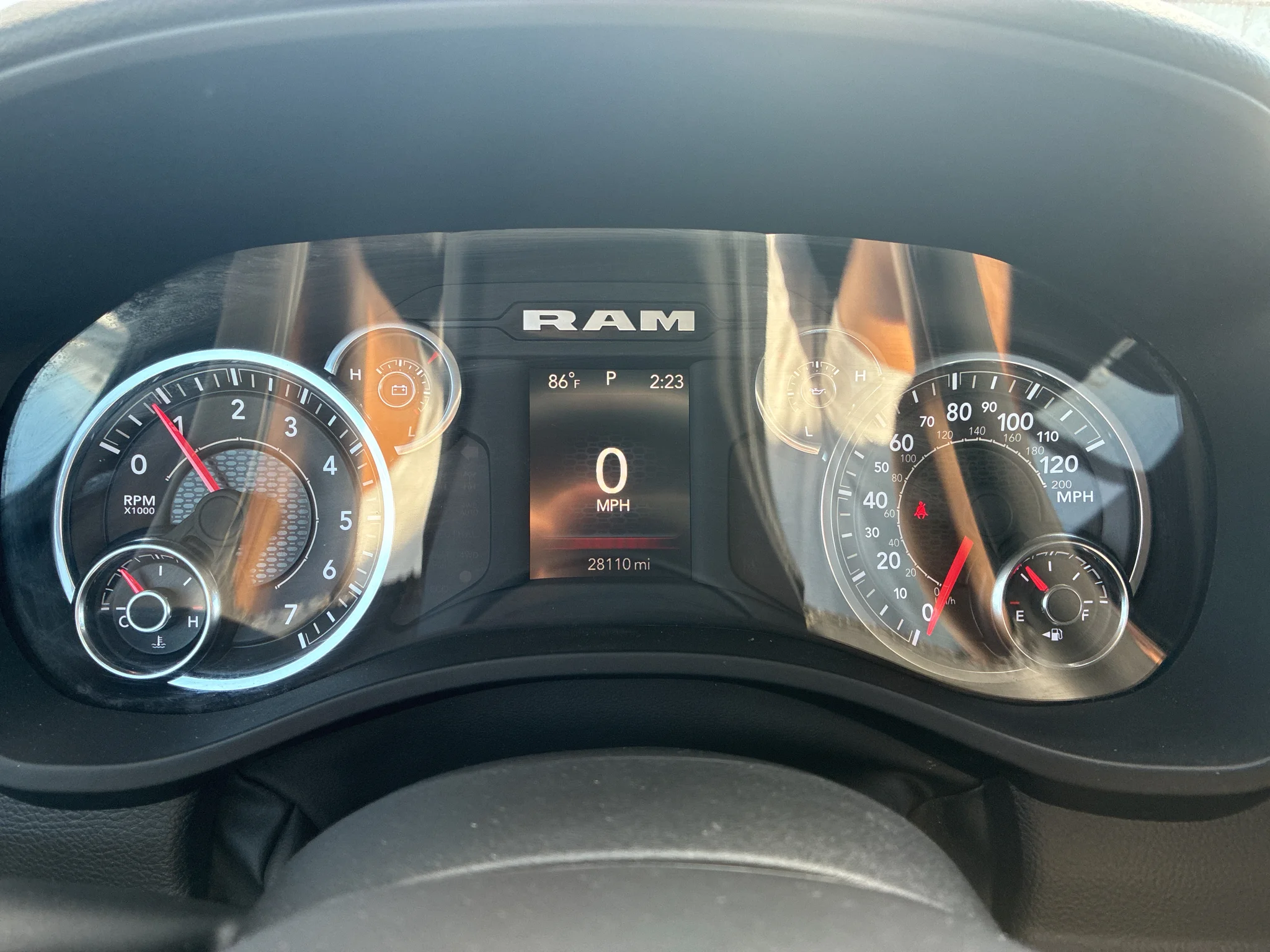 Used 2025 Bright White Clearcoat Ram Big Horn image 16
