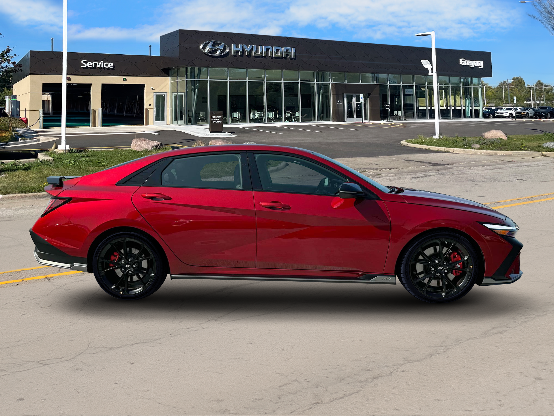 New 2025 Red Hyundai Sedan image 9
