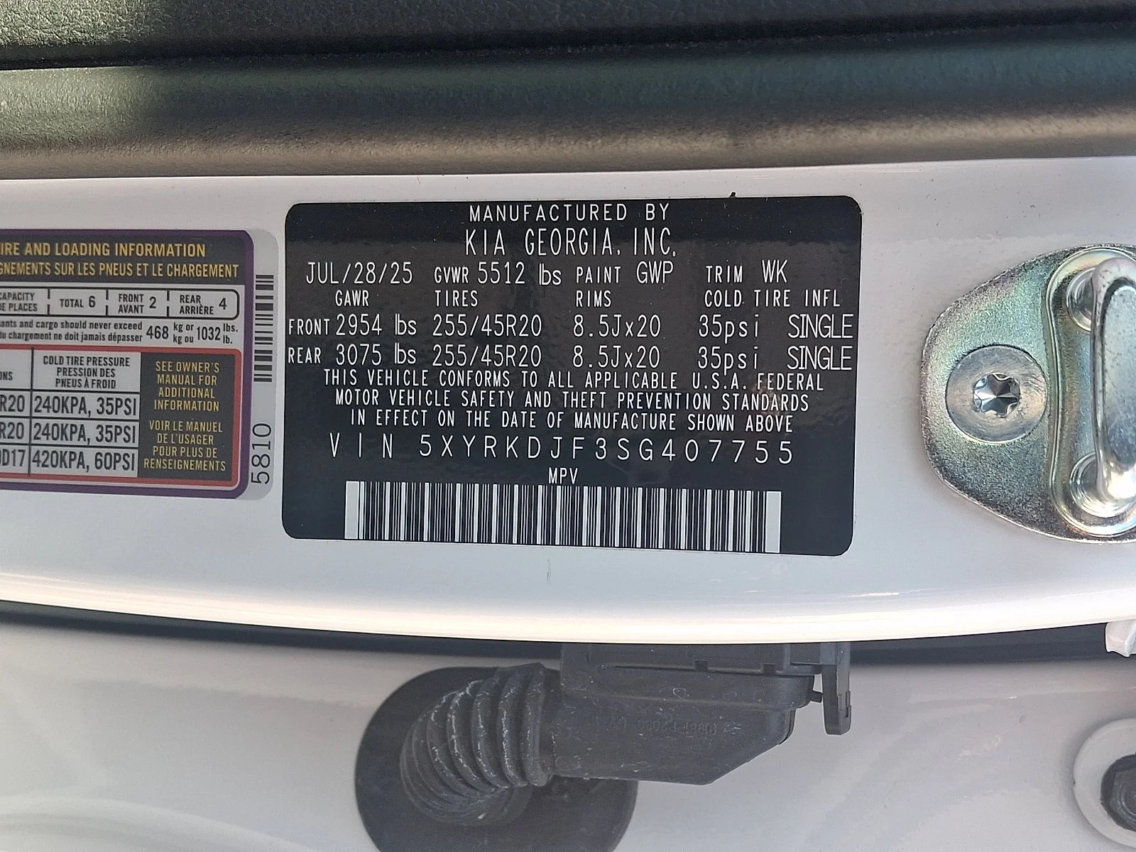 Certified Used 2025 White Kia X-Line SX Prestige image 27