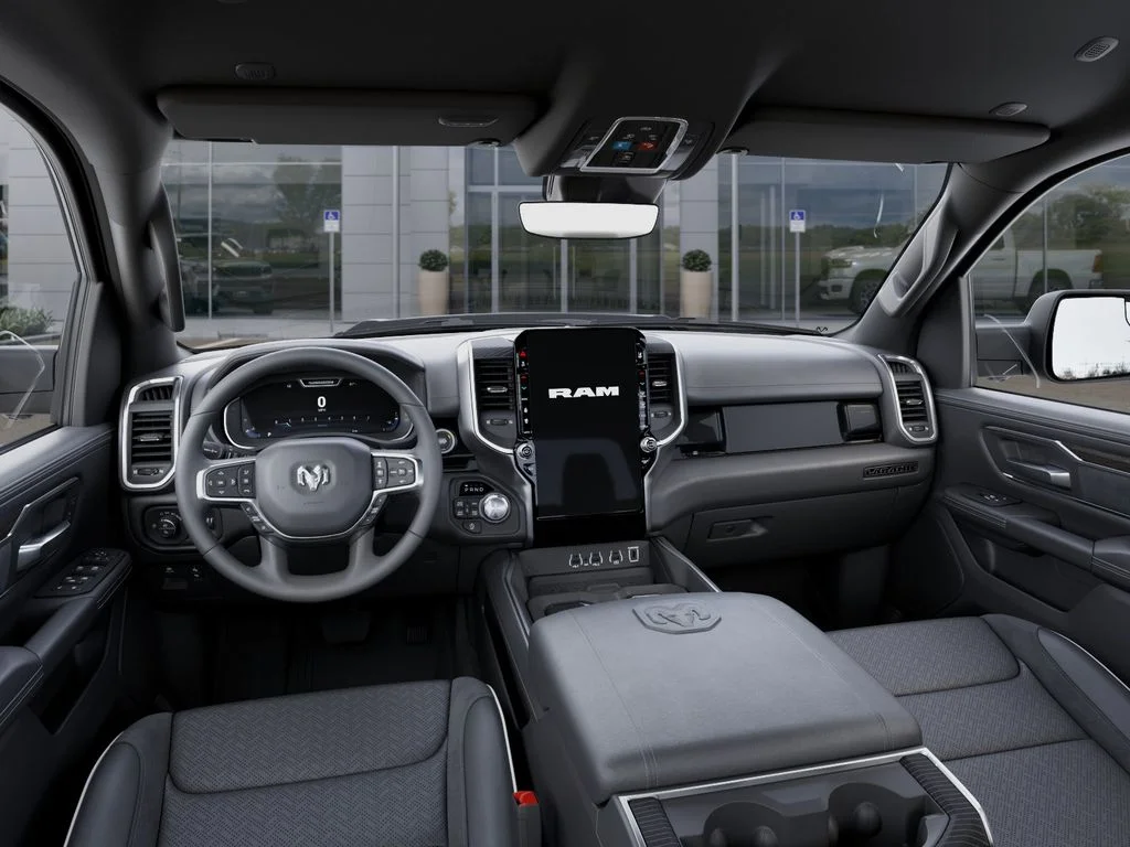 New 2026 Diamond Black Crystal Pearl-Coat Exterior Paint RAM Laramie image 15