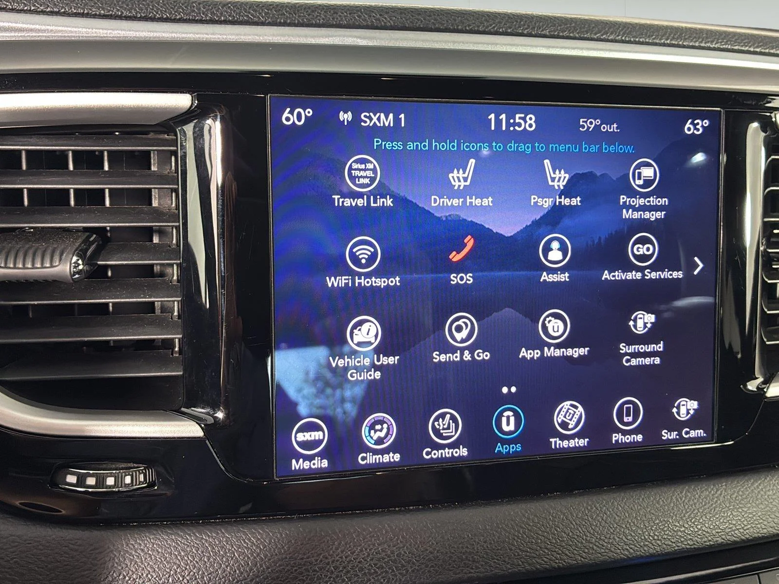Used 2020 Jazz Blue Pearlcoat Chrysler Touring L Plus image 31