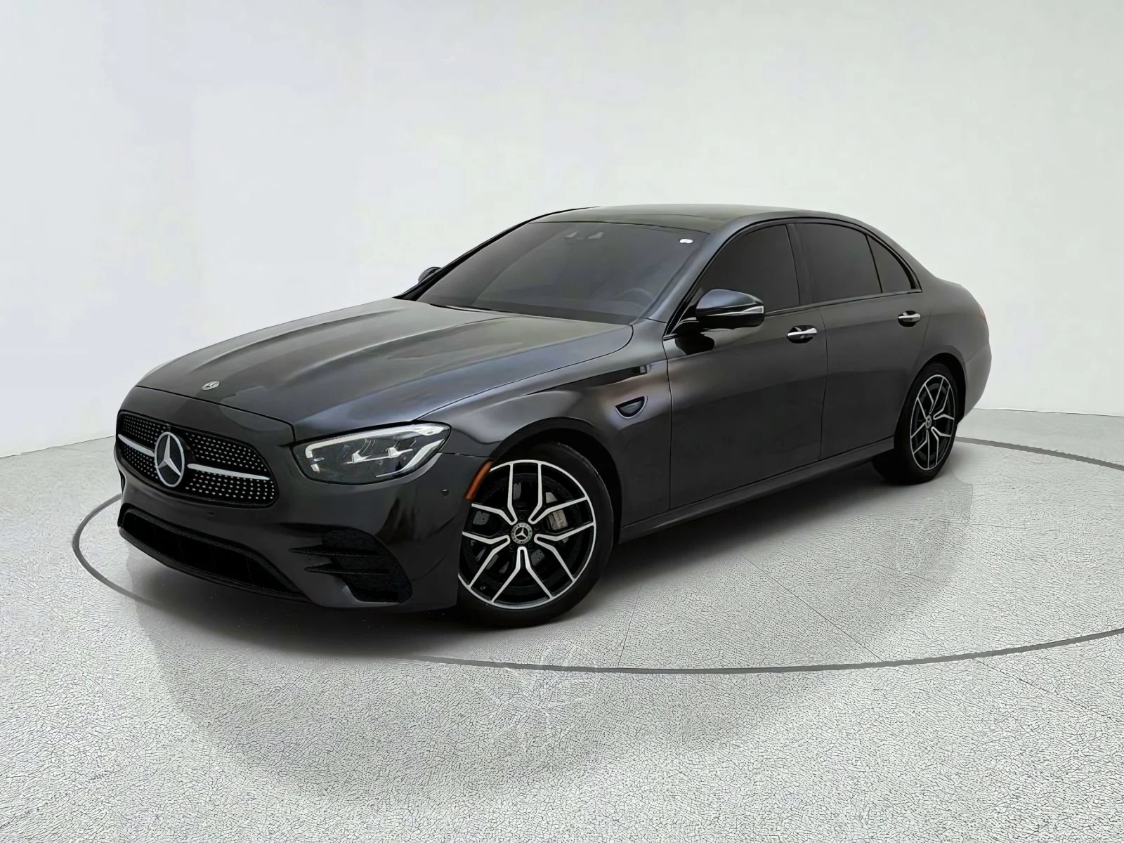 Certified Used 2022 Graphite Grey Metallic Mercedes-Benz E 350 image 1