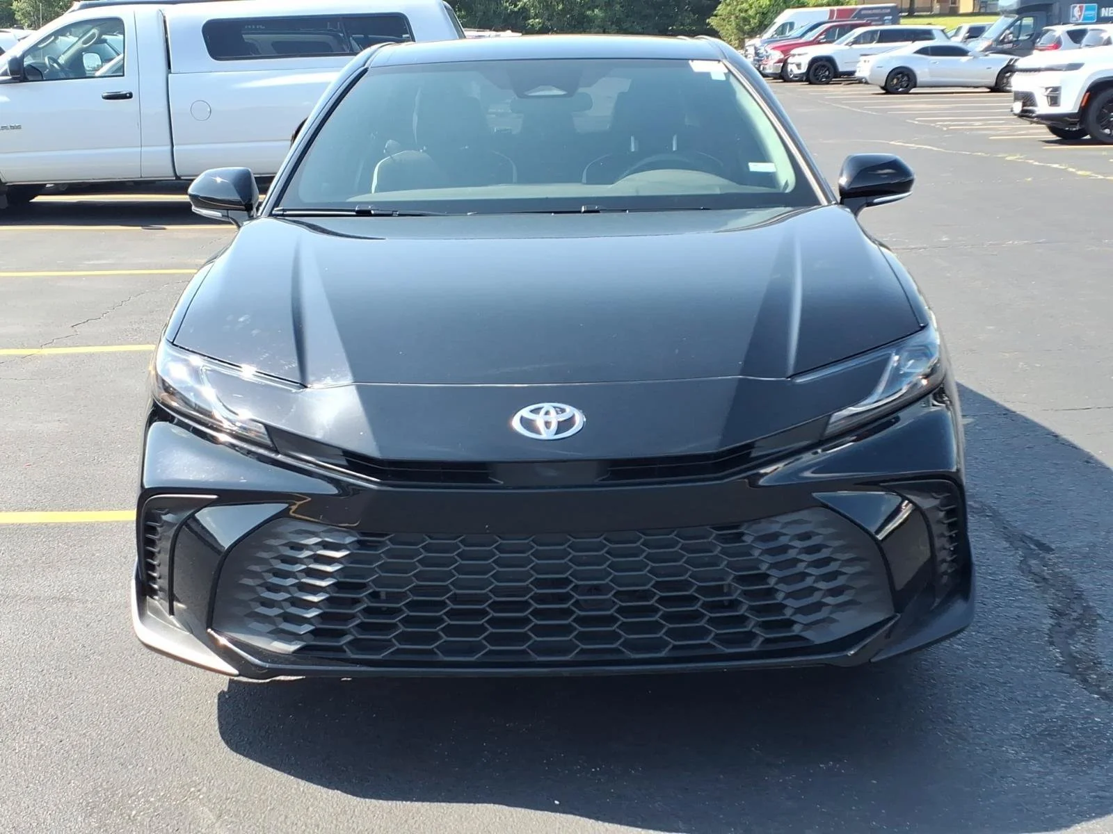 Used 2025 Midnight Black Metallic Toyota SE image 34