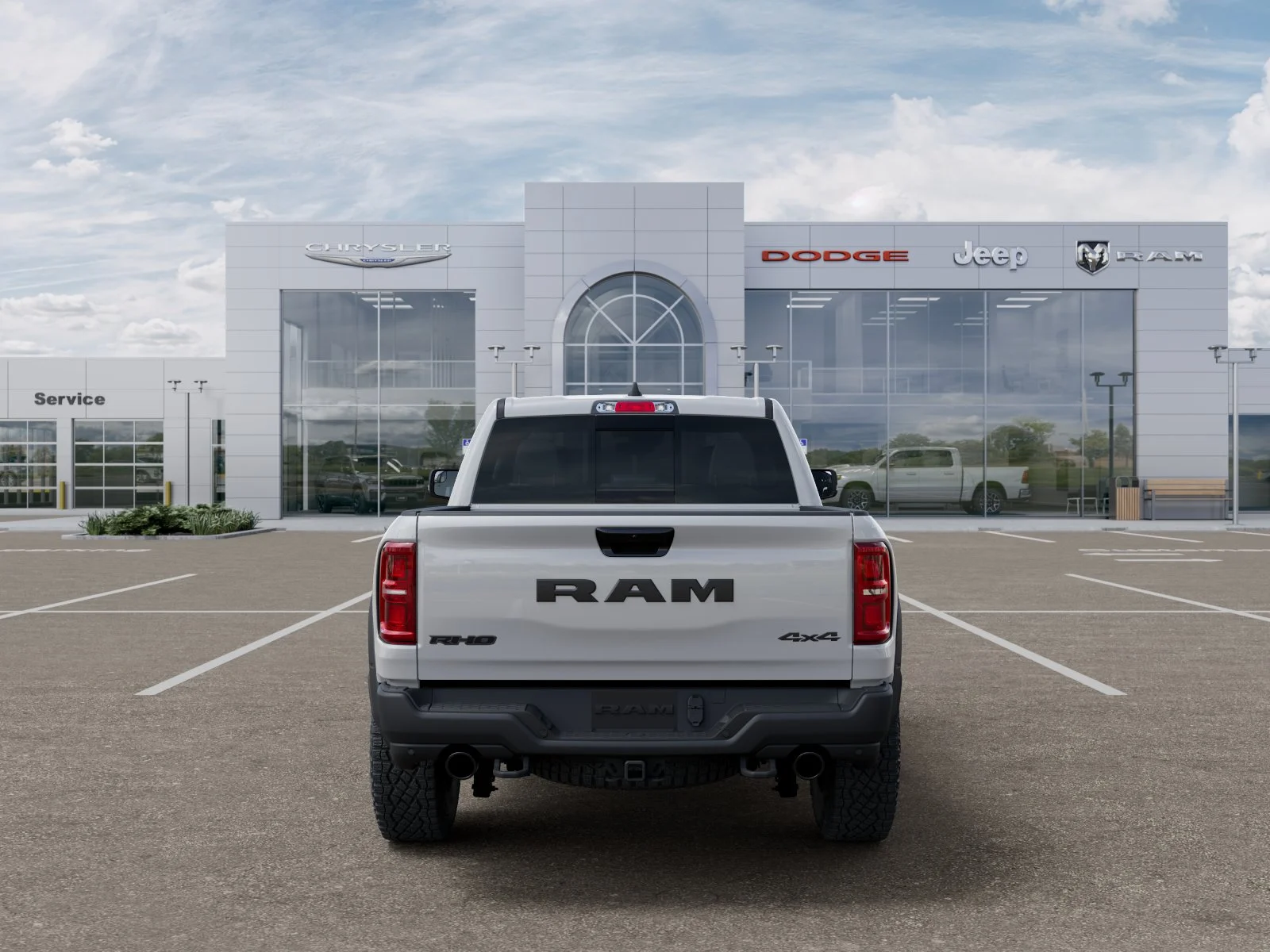 New 2026 Bright White Clear-Coat Exterior Paint RAM RHO image 34