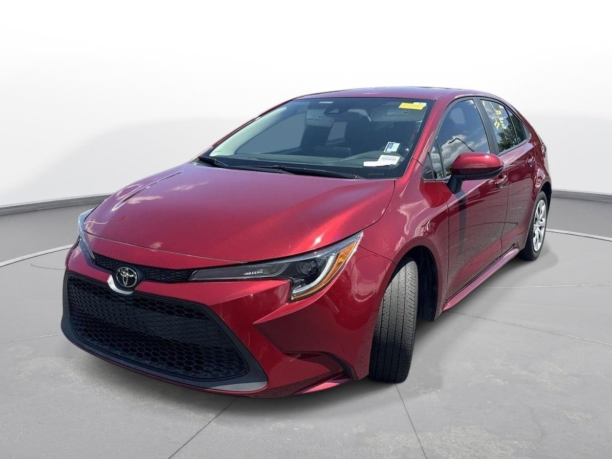 Used 2022 Ruby Flare Pearl Toyota LE image 2