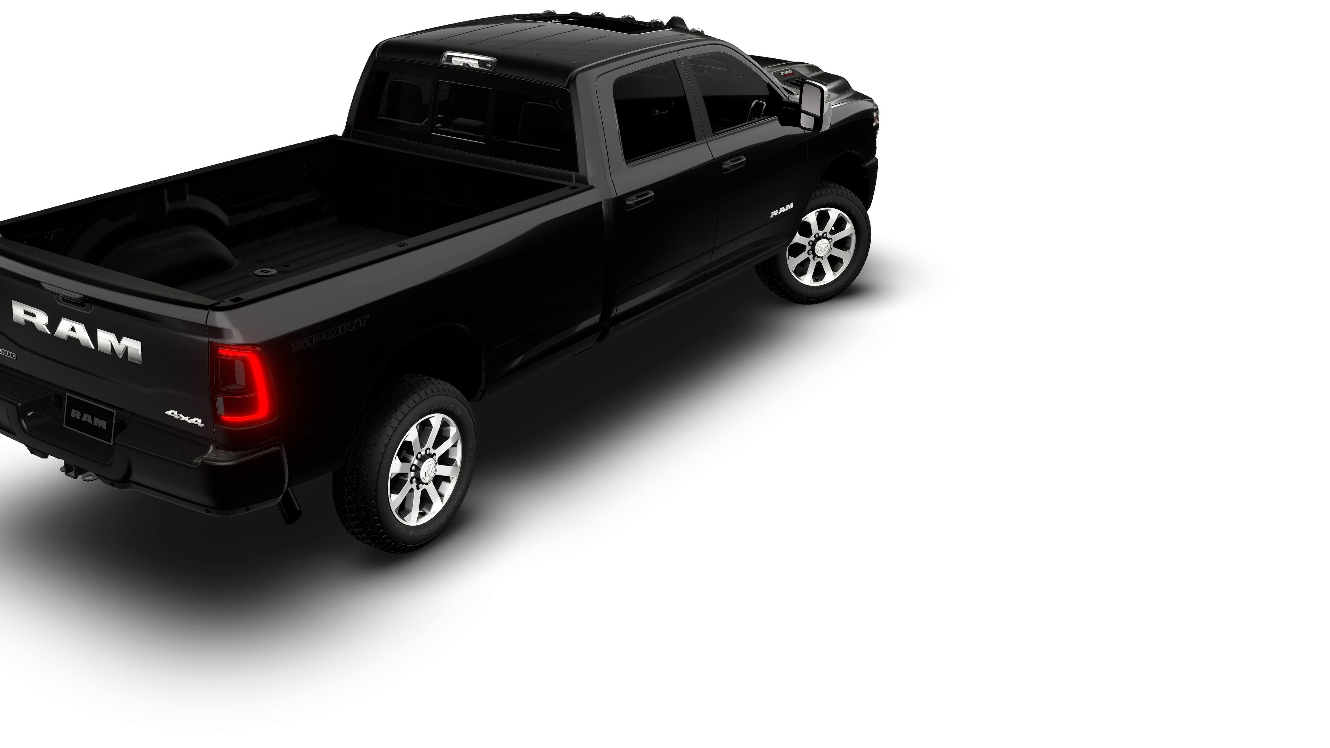 New 2026 Diamond Black Crystal Pearl-Coat Exterior Paint RAM LARAMIE image 28
