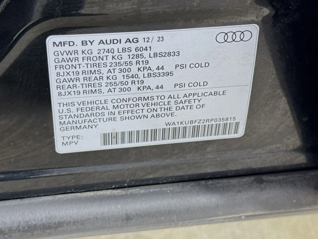 Used 2024 Black Audi Premium image 30