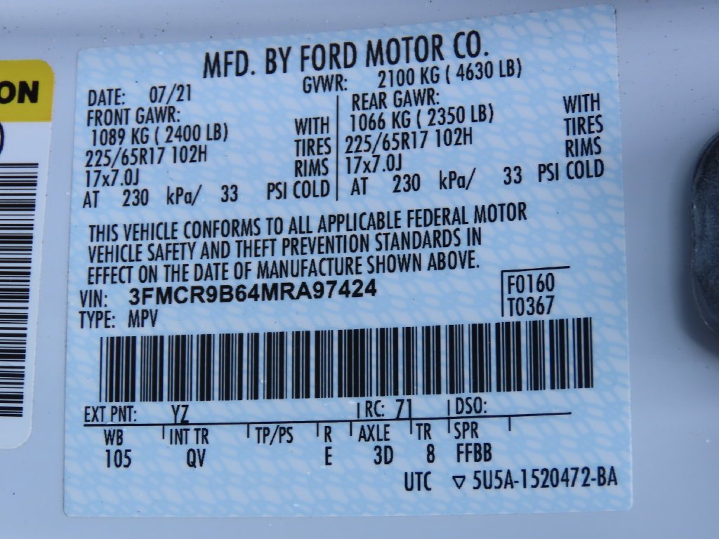 Used 2021 Oxford White Ford Big Bend image 21
