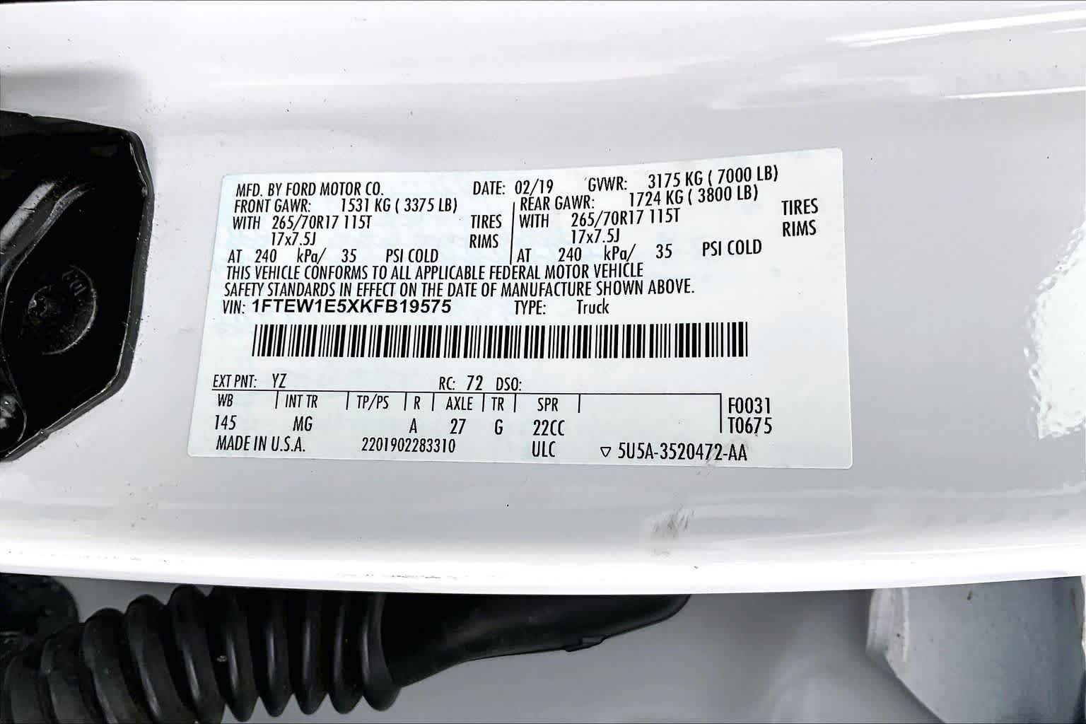 Used 2019 Oxford White Ford XLT image 33