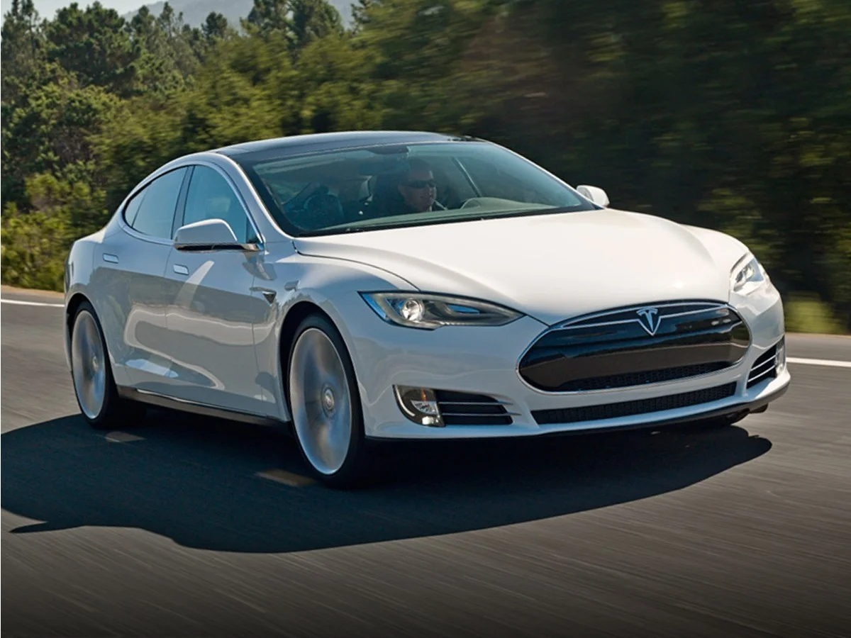 Used 2014 Gray Tesla P85D image 1
