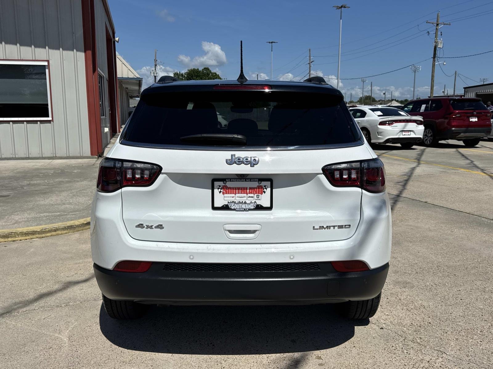 Used 2025 Bright White Clearcoat Jeep Limited image 6