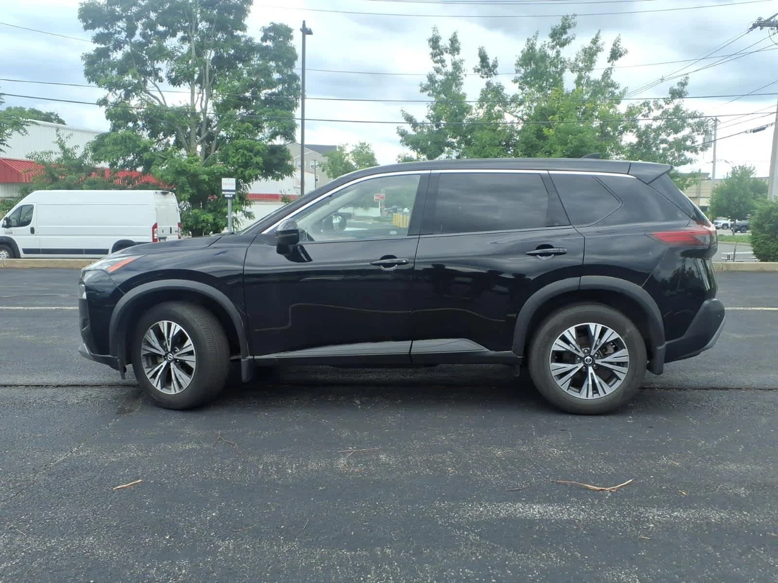 Certified Used 2021 Super Black Nissan SV image 8