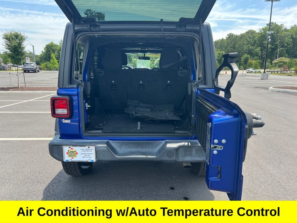 Used 2019 Ocean Blue Metallic Jeep Unlimited Sport S image 19