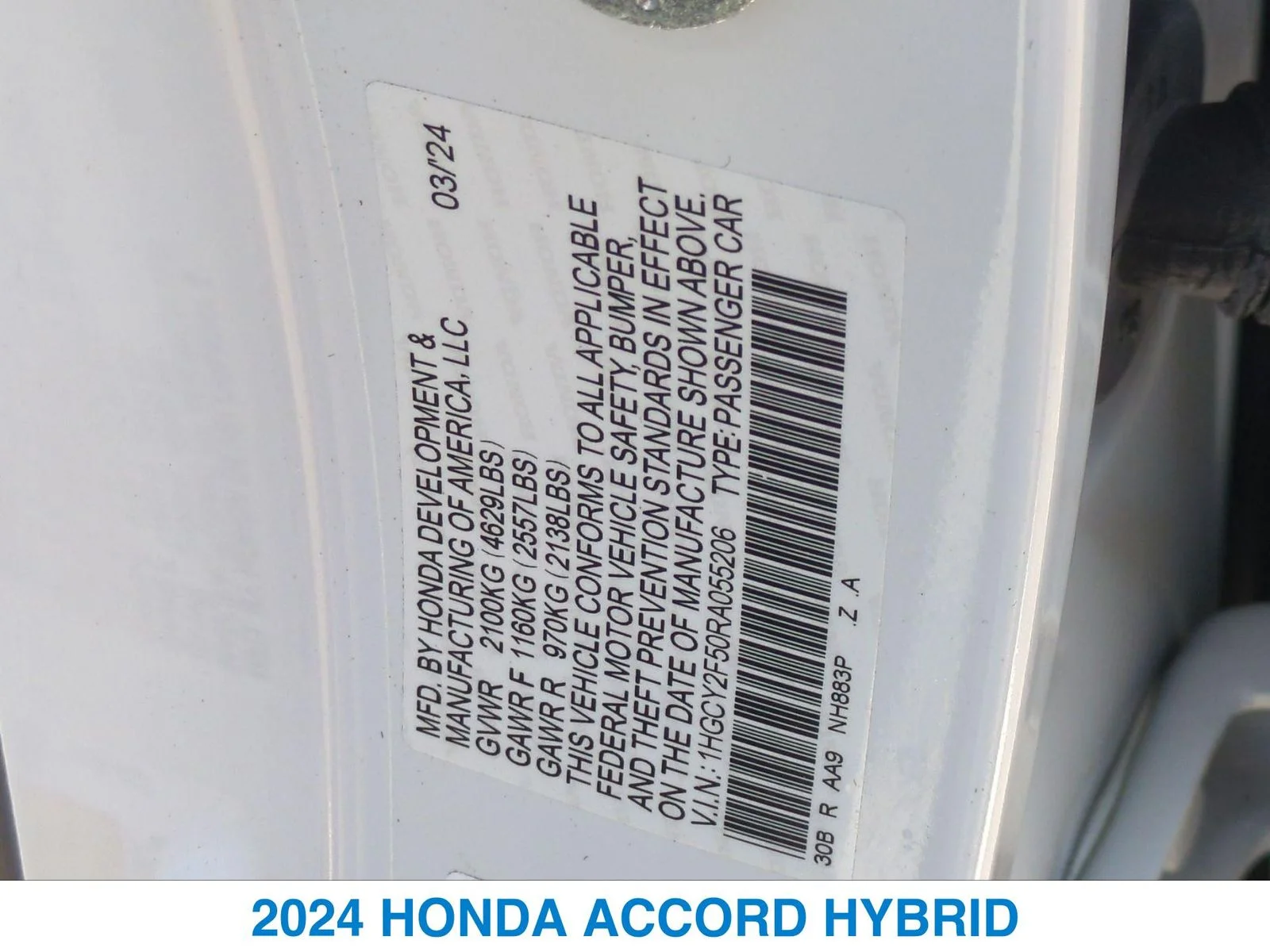 Used 2024 White Honda Sport image 26