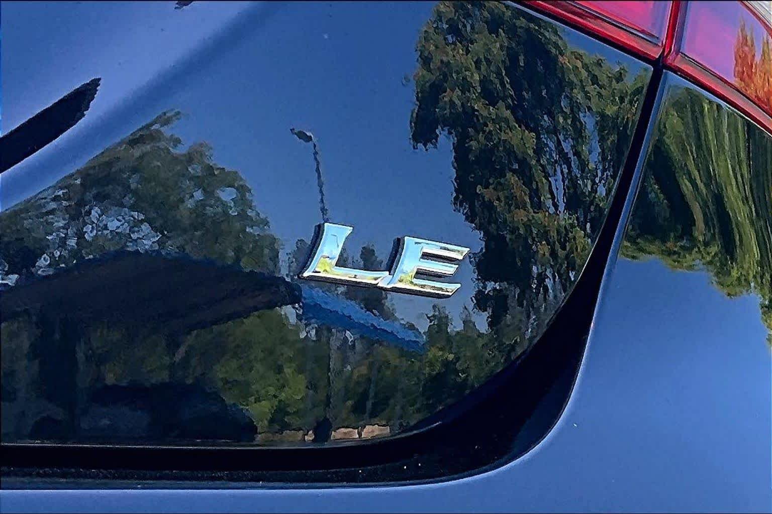 Certified Used 2022 Midnight Black Metallic Toyota LE image 9