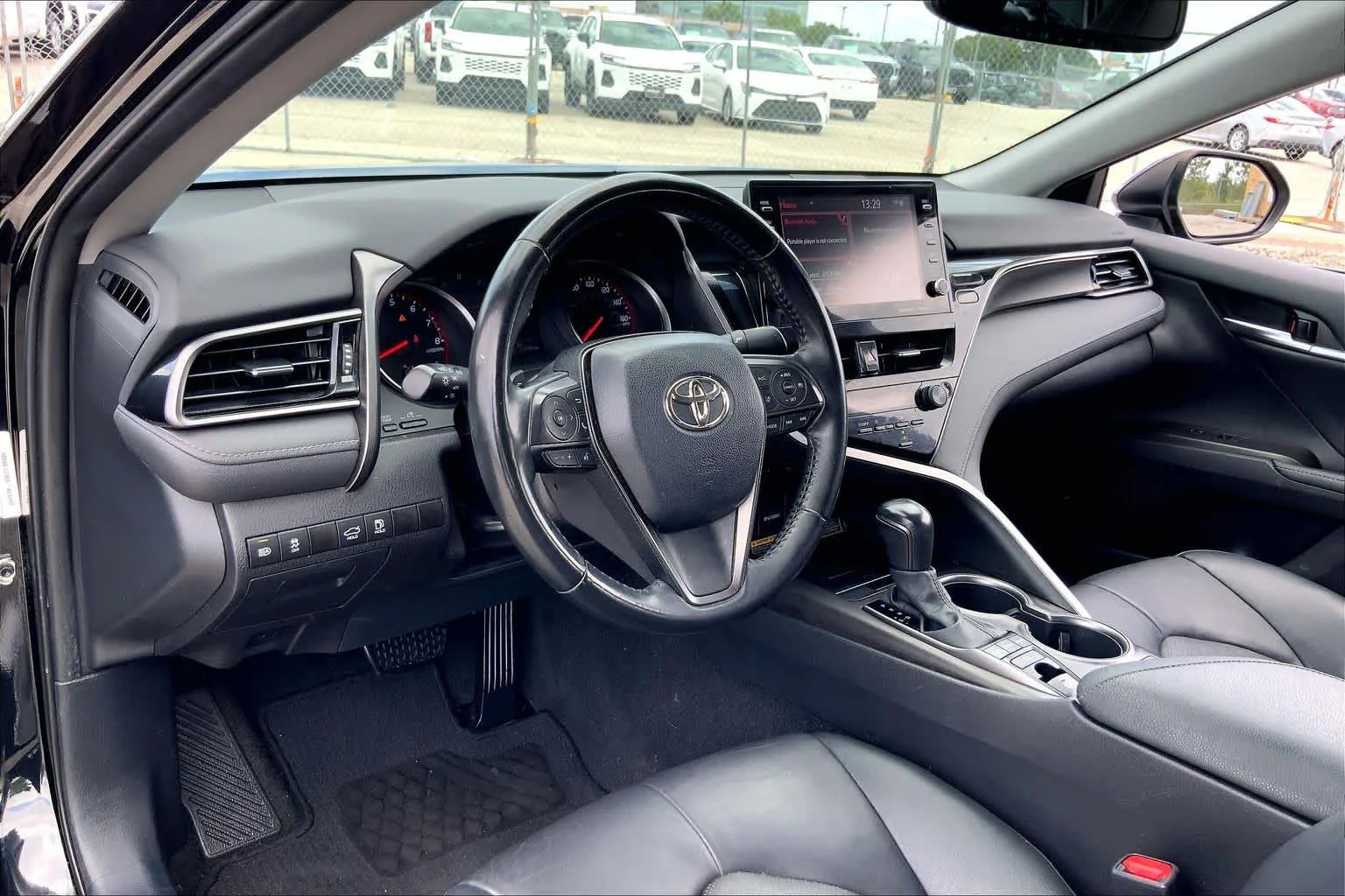 Used 2021 Midnight Black Metallic Toyota XSE image 17