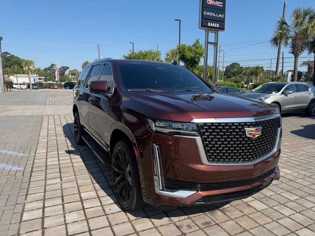 Used 2022 Red Cadillac Premium Luxury image 4