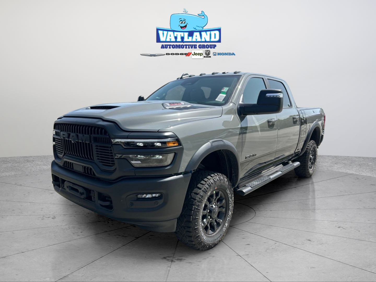 New 2026 Ceramic Gray Clear-Coat Exterior Paint RAM Power Wagon image 1
