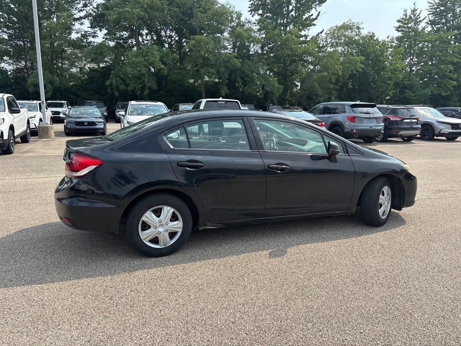 Used 2013 Crystal Black Pearl Honda LX image 24