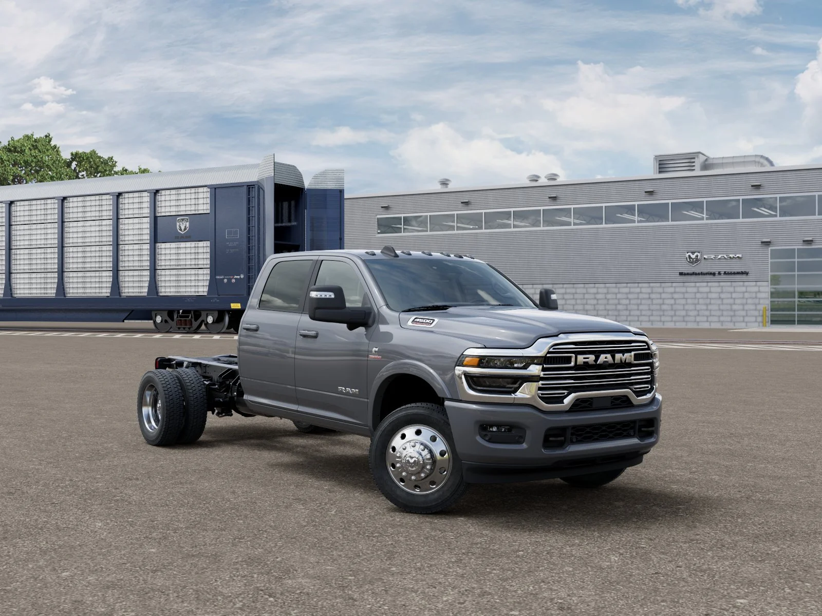 New 2027 Ceramic Gray Clear-Coat Paint RAM Tradesman image 5