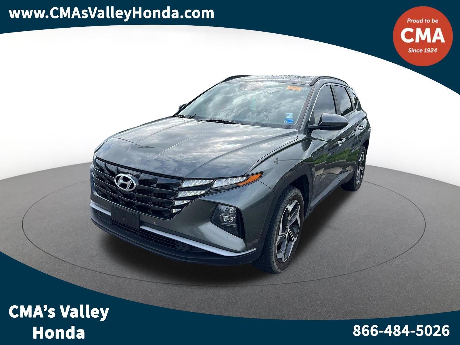 Used 2023 Amazon Gray Hyundai SEL image 1