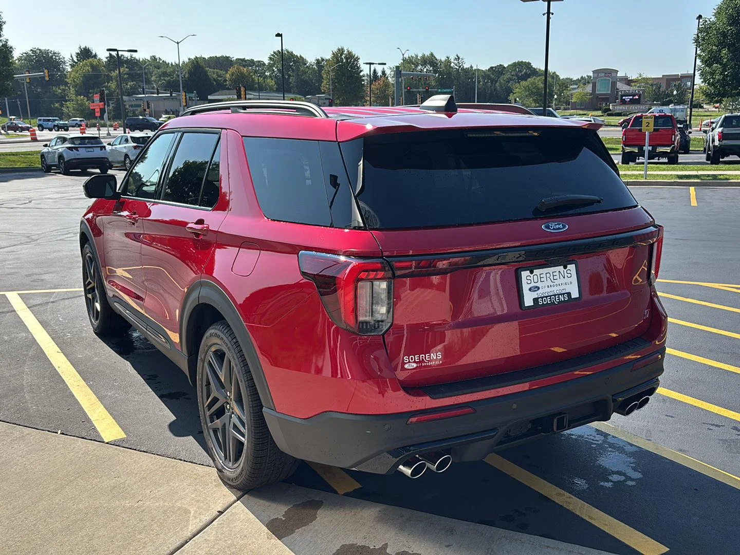 New 2026 Rapid Red Metallic Tinted Clearcoat Ford ST image 7