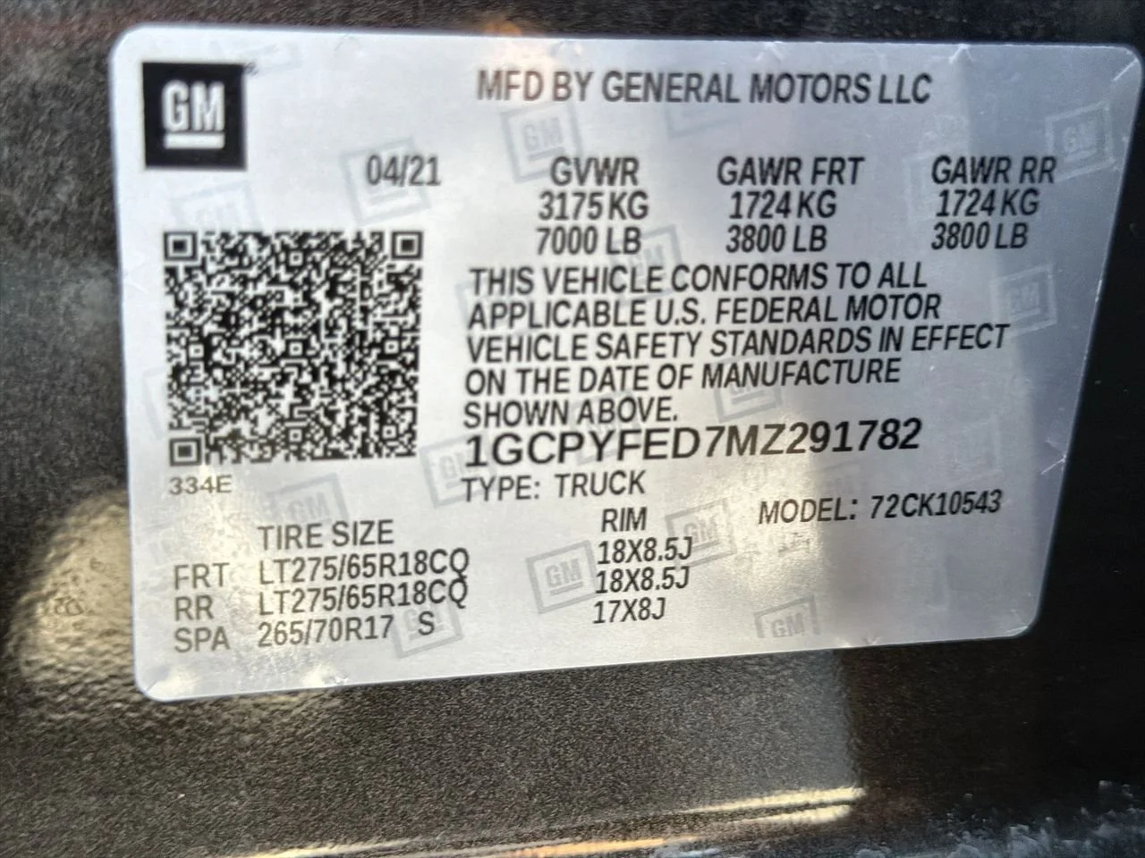 Used 2021 Oxford Brown Metallic Chevrolet LT Trail Boss image 29