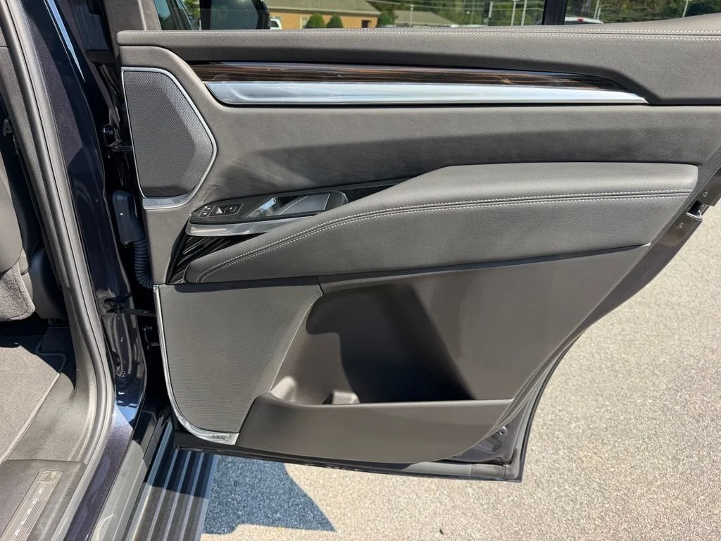 Used 2025 Galactic Gray Metallic Cadillac Premium Luxury image 31