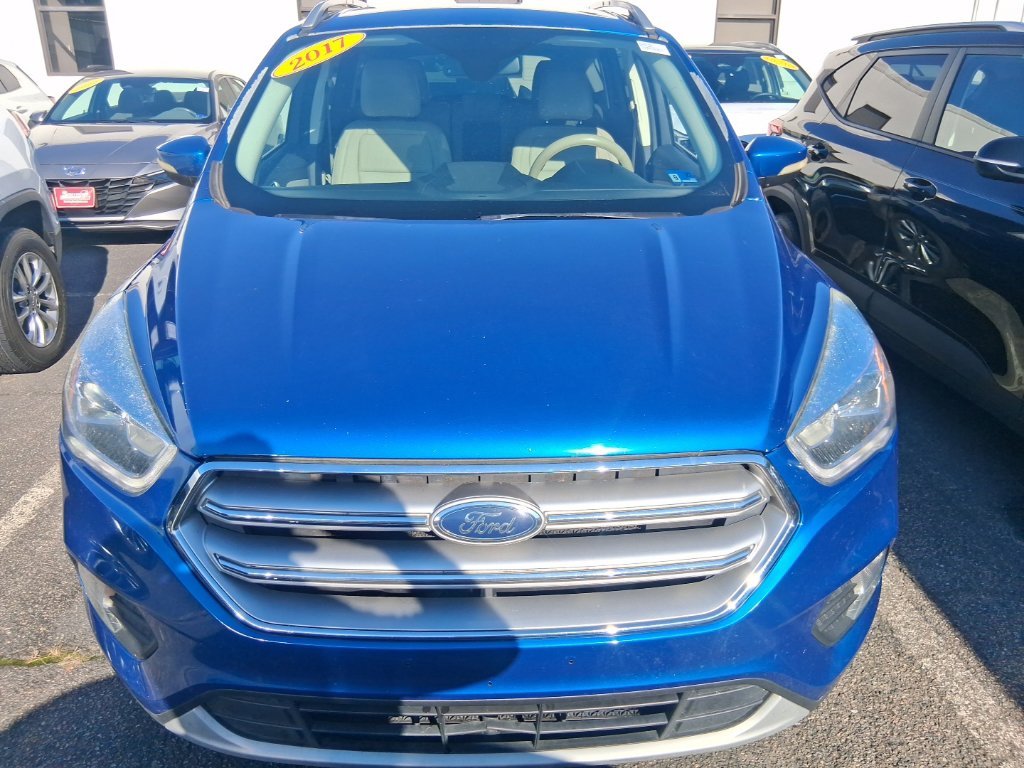 Used 2017 Blue Ford Titanium image 2