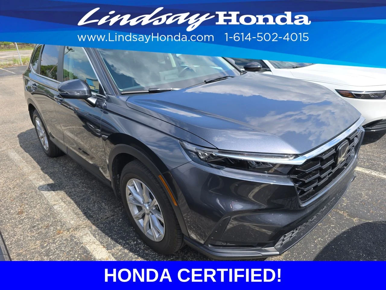 Certified Used 2024 Meteorite Gray Metallic Honda EX-L image 2