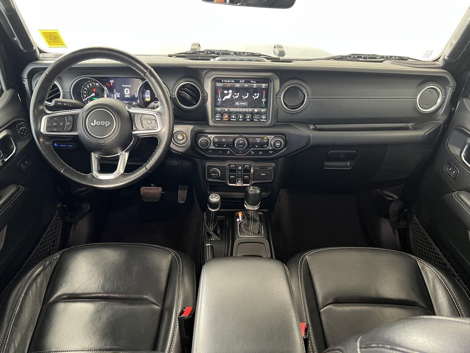 Used 2021 Black Clearcoat Jeep Unlimited Sahara 4xe image 20