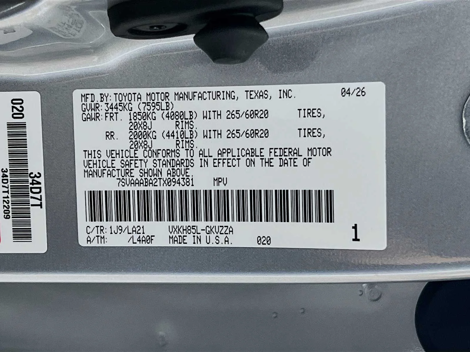 2026 Toyota Sequoia — photo 21