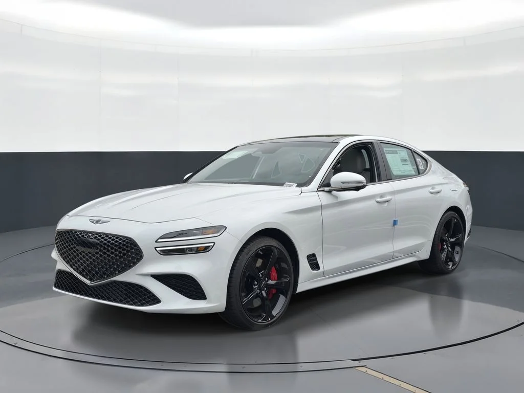 New 2026 White Genesis 3.3T Sport Prestige image 1