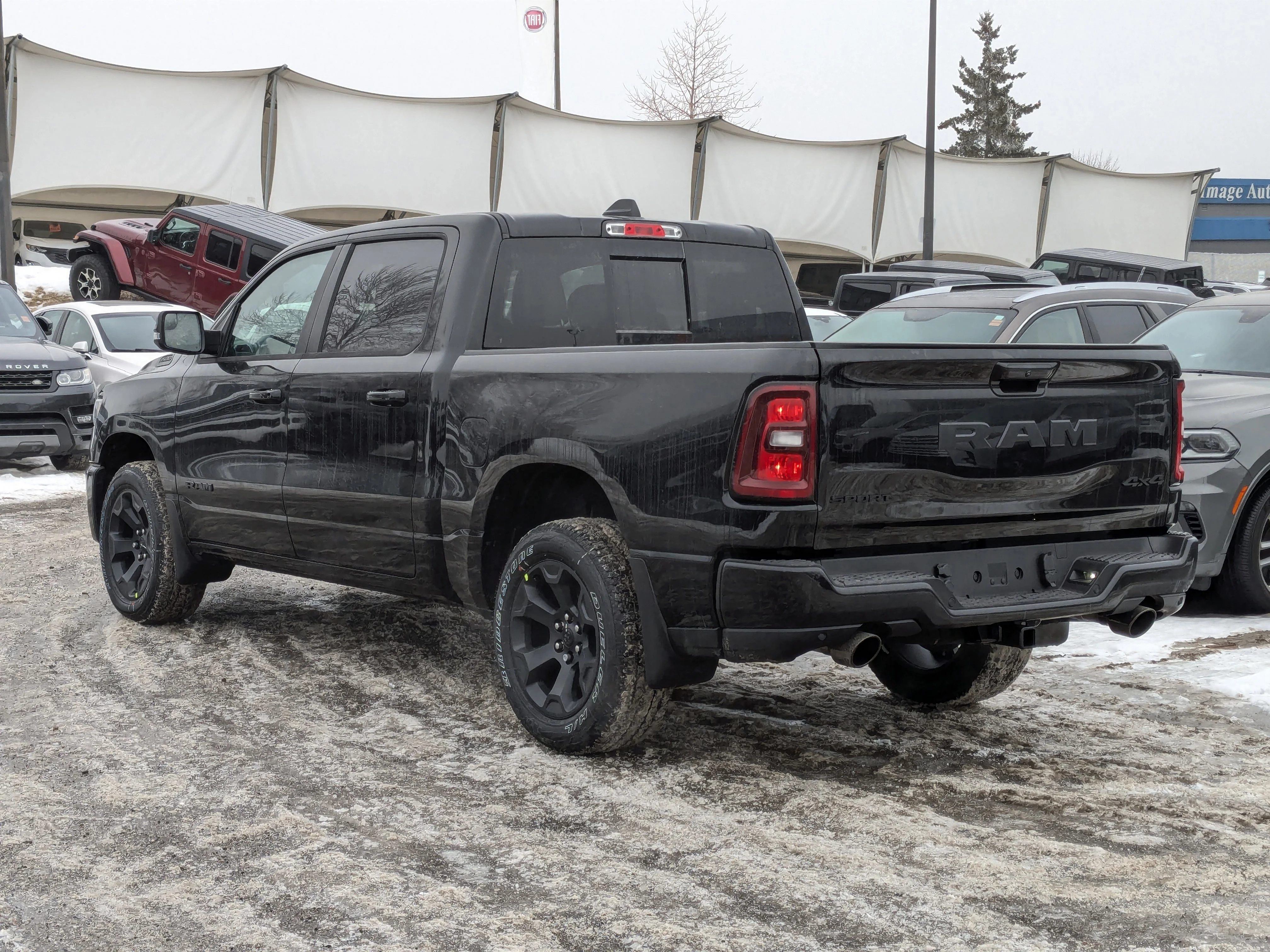 New 2026 Black RAM Sport - - Panoramic Sunroof - Sport Performance Hood - Hurricane Turbo - 3.92 Axle & More! image 6