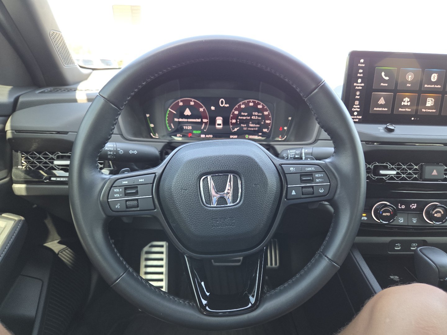 Used 2025 Platinum White Pearl Honda HYBRID SPORT image 60