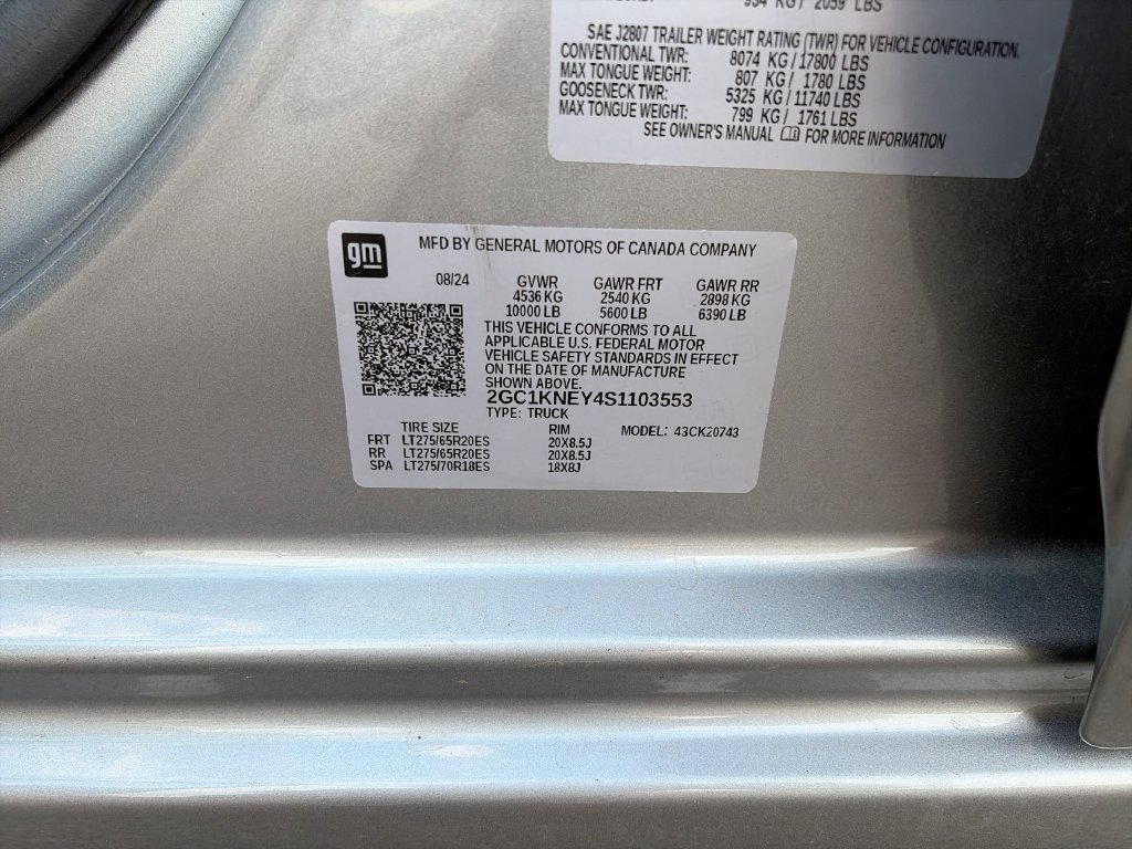 Used 2025 Sterling Gray Metallic Chevrolet LT image 35