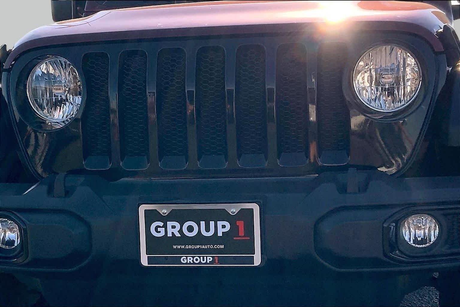 Used 2021 Snazzberry Pearlcoat Jeep Unlimited Willys Sport image 30