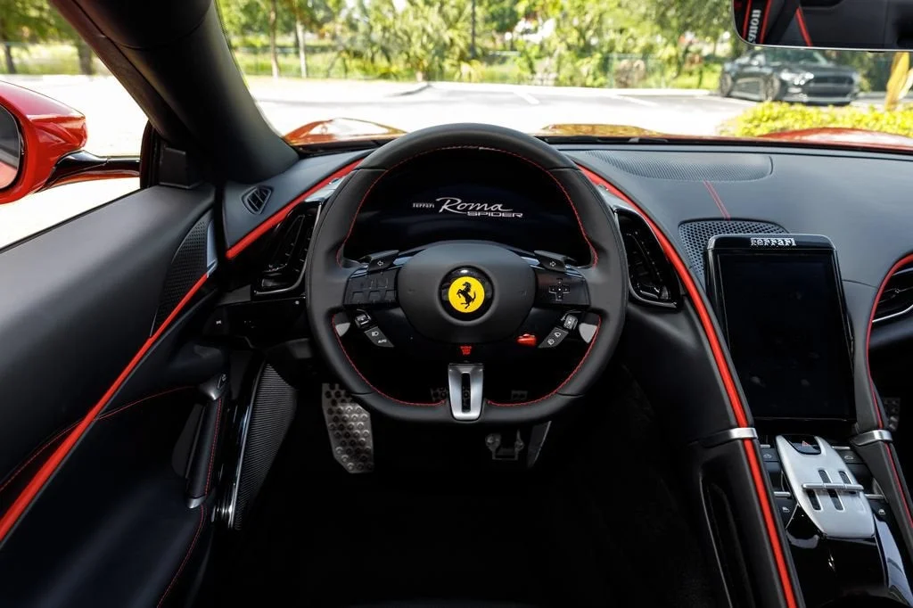 Used 2025 Rosso Corsa Ferrari Spider image 19