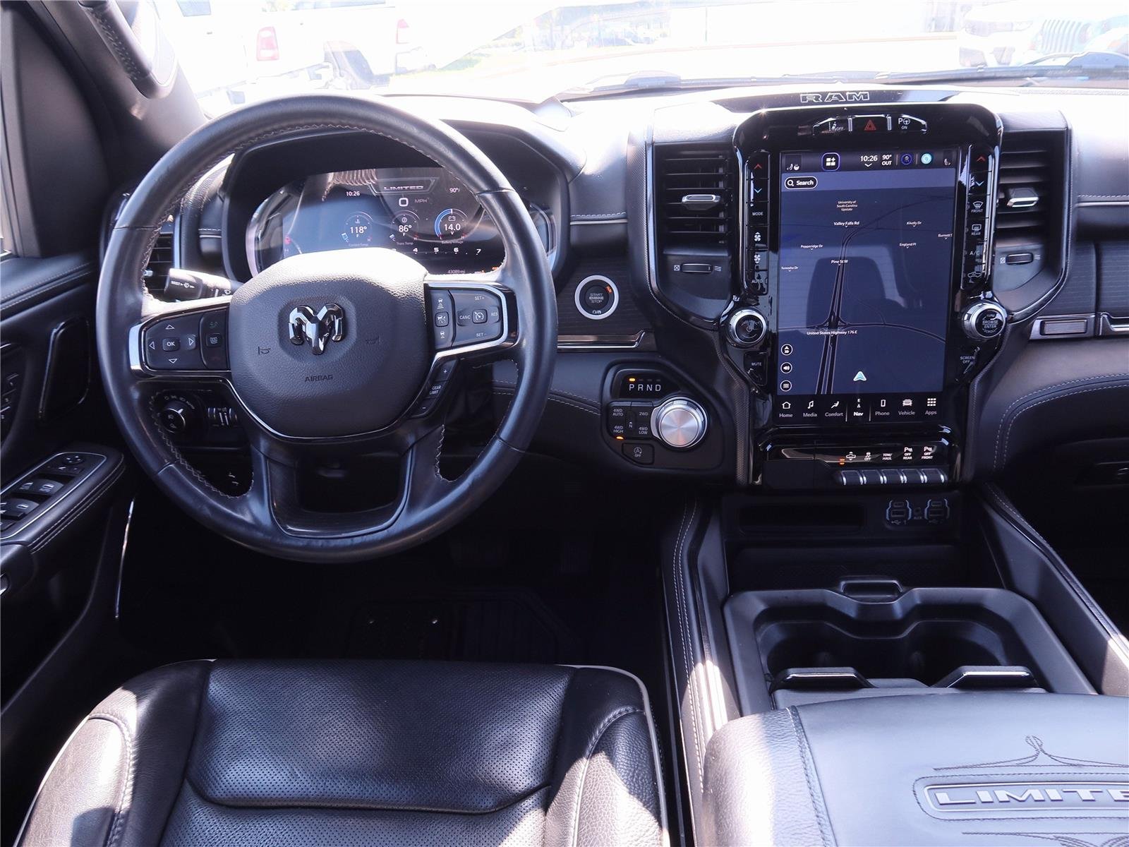 Used 2023 Bright White Clearcoat Ram Limited image 9