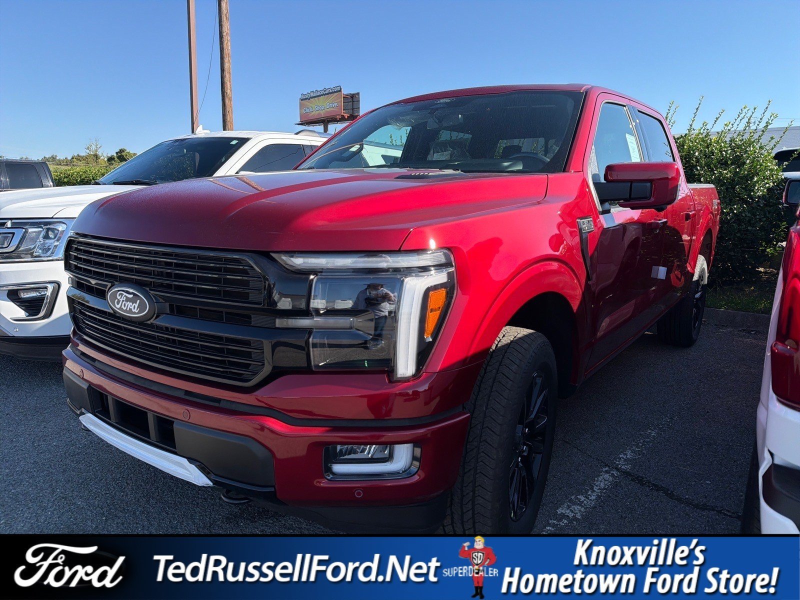 New 2026 Ruby Red Metallic Tinted Clearcoat Ford Platinum® image 1