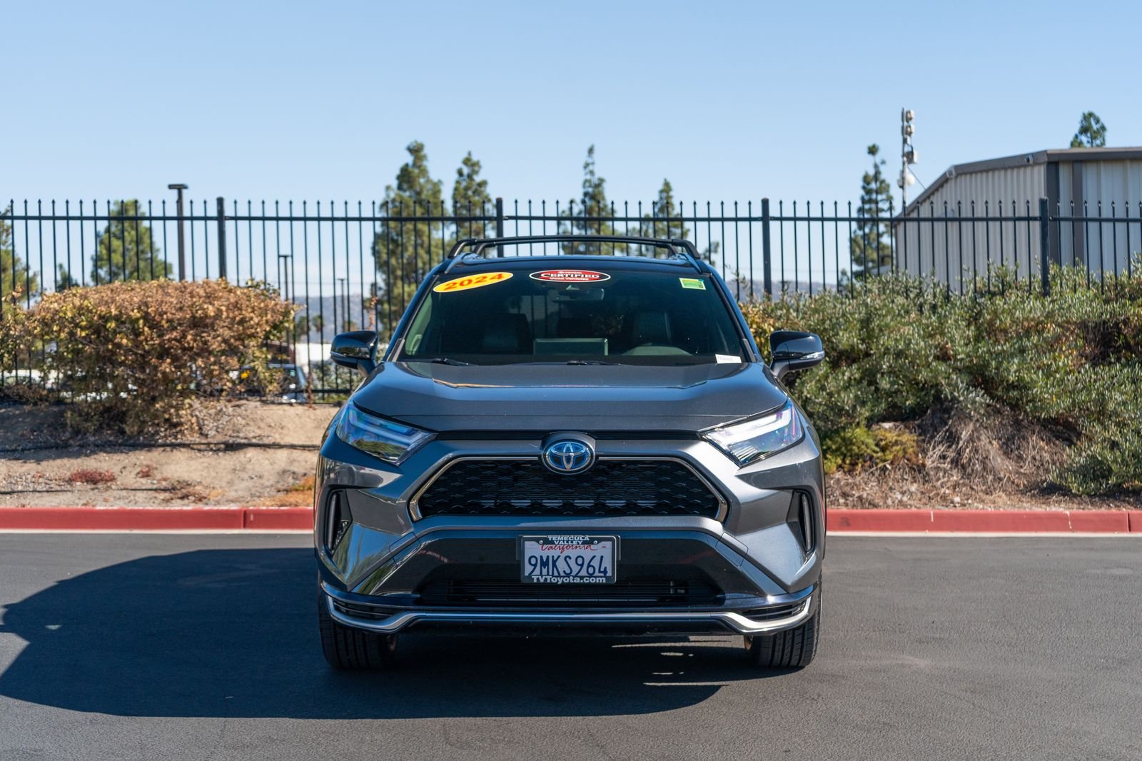 Certified Used 2024 Midnight Black Metallic Toyota XSE image 2
