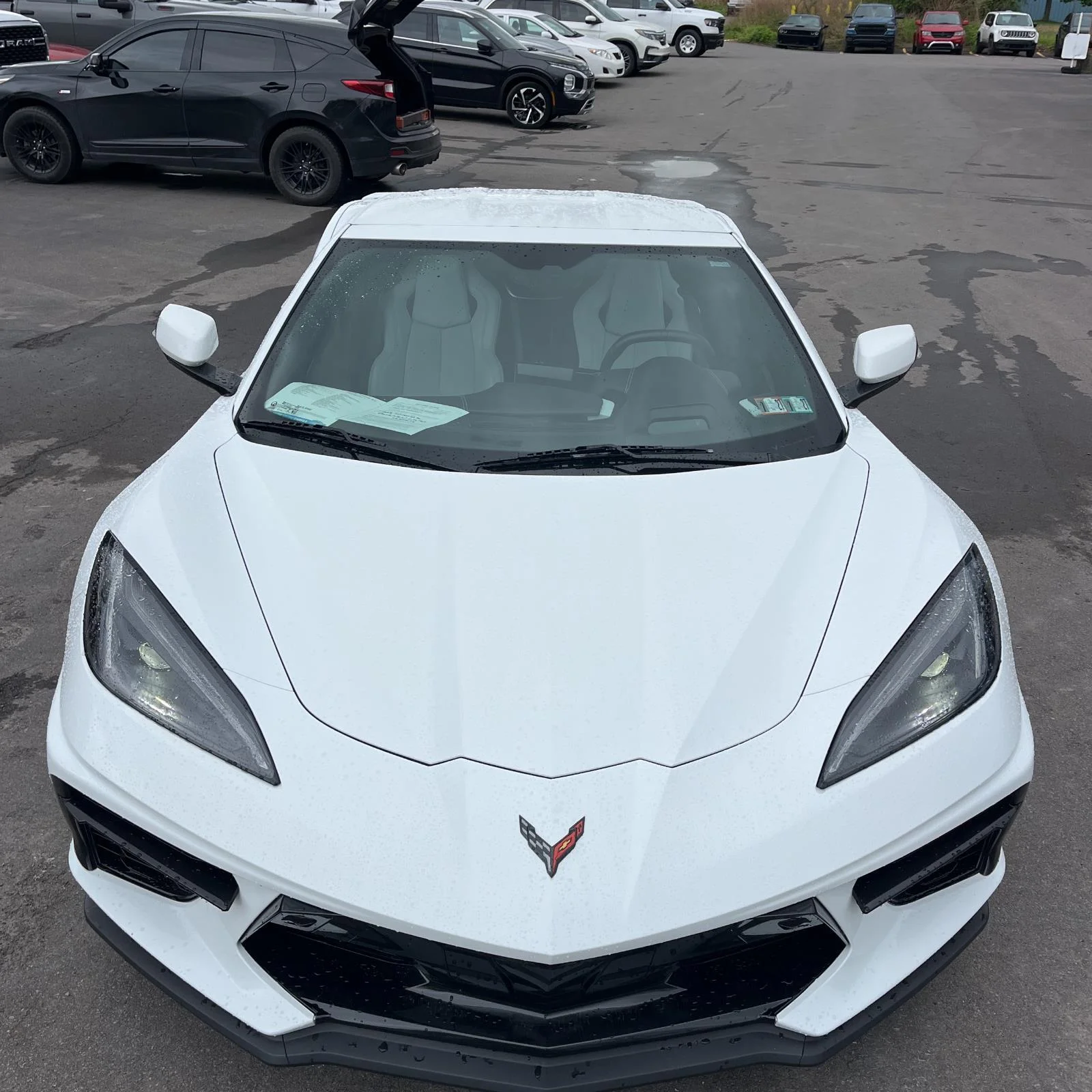 Used 2022 ARCTIC WHITE CHEVROLET STINGRAY image 9