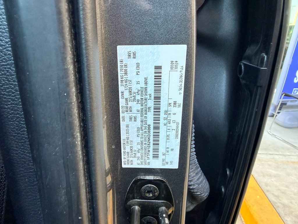Used 2022 Carbonized Gray Metallic Ford XLT image 33