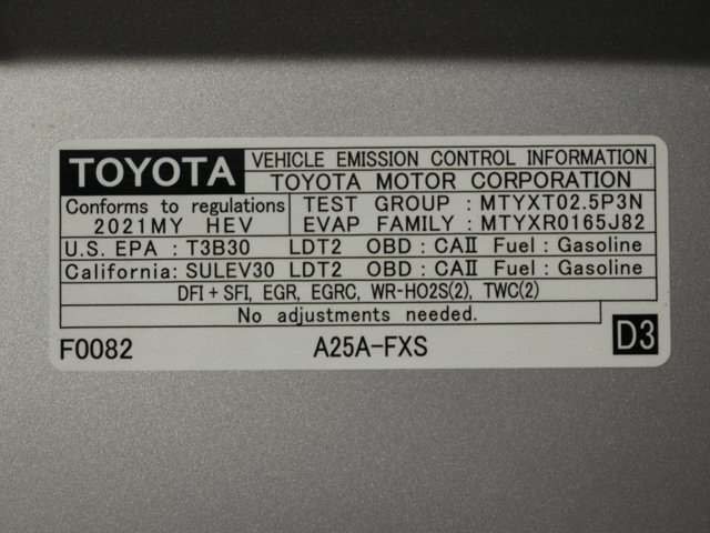Certified Used 2021 Silver Sky Metallic/Midnight Black Metallic Toyota Hybrid XSE w/ Technology Pkg & Weather Pkg image 34